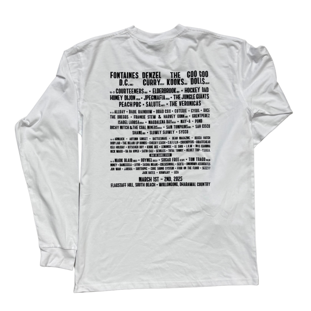 Yours & Owls Festival 2025 - Lineup Long Sleeve Tee